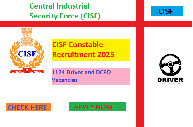 CISF Constable Recruitment 2025